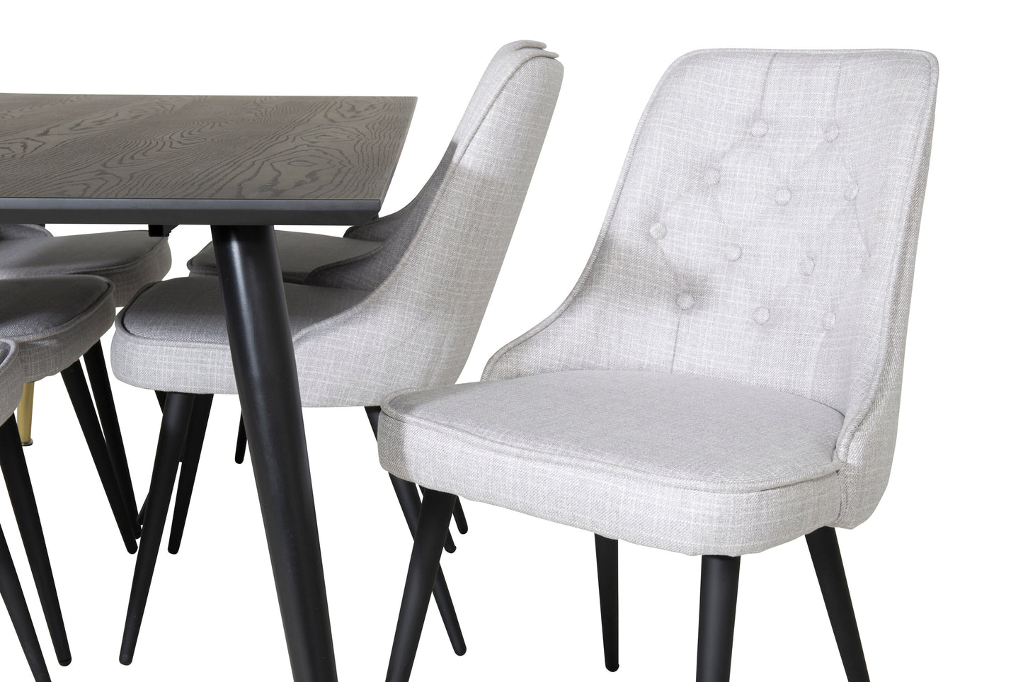 Dipp Matbord med Velvet Deluxe Stolarna Matgrupp