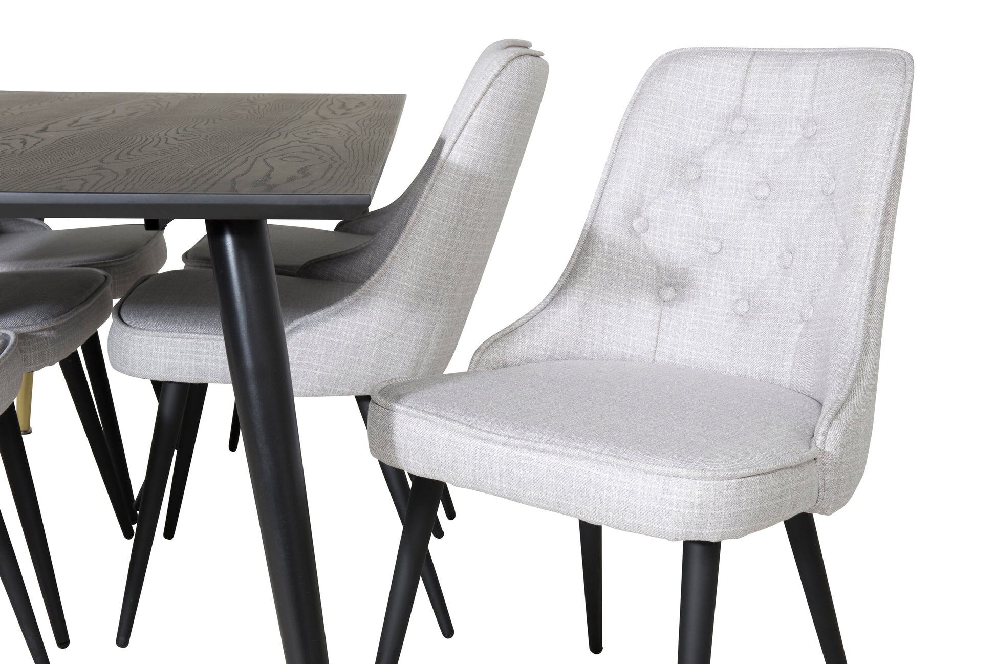 Dipp Matbord med Velvet Deluxe Stolarna Matgrupp