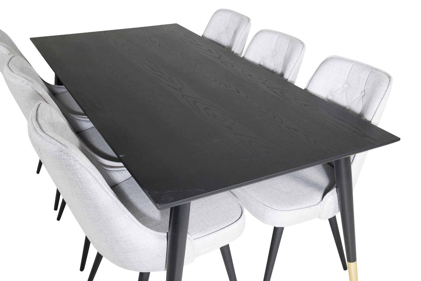 Dipp Matbord med Velvet Deluxe Stolarna Matgrupp