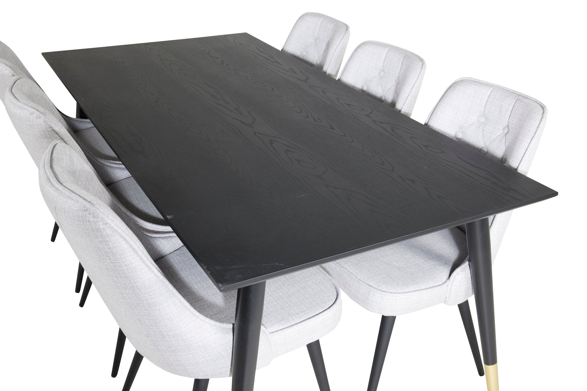Dipp Matbord med Velvet Deluxe Stolarna Matgrupp