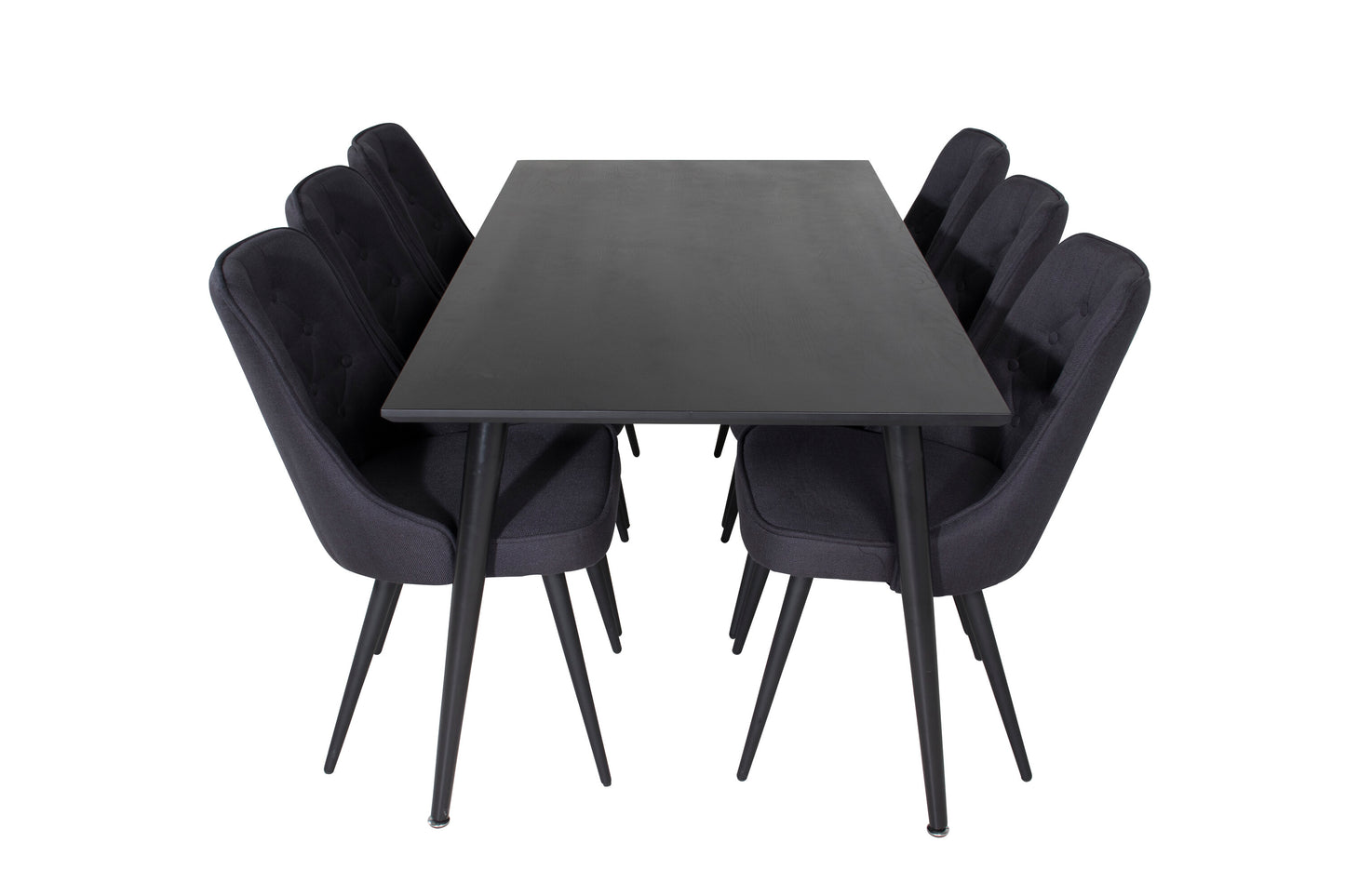 Dipp Matbord med Velvet Deluxe Stolarna Matgrupp