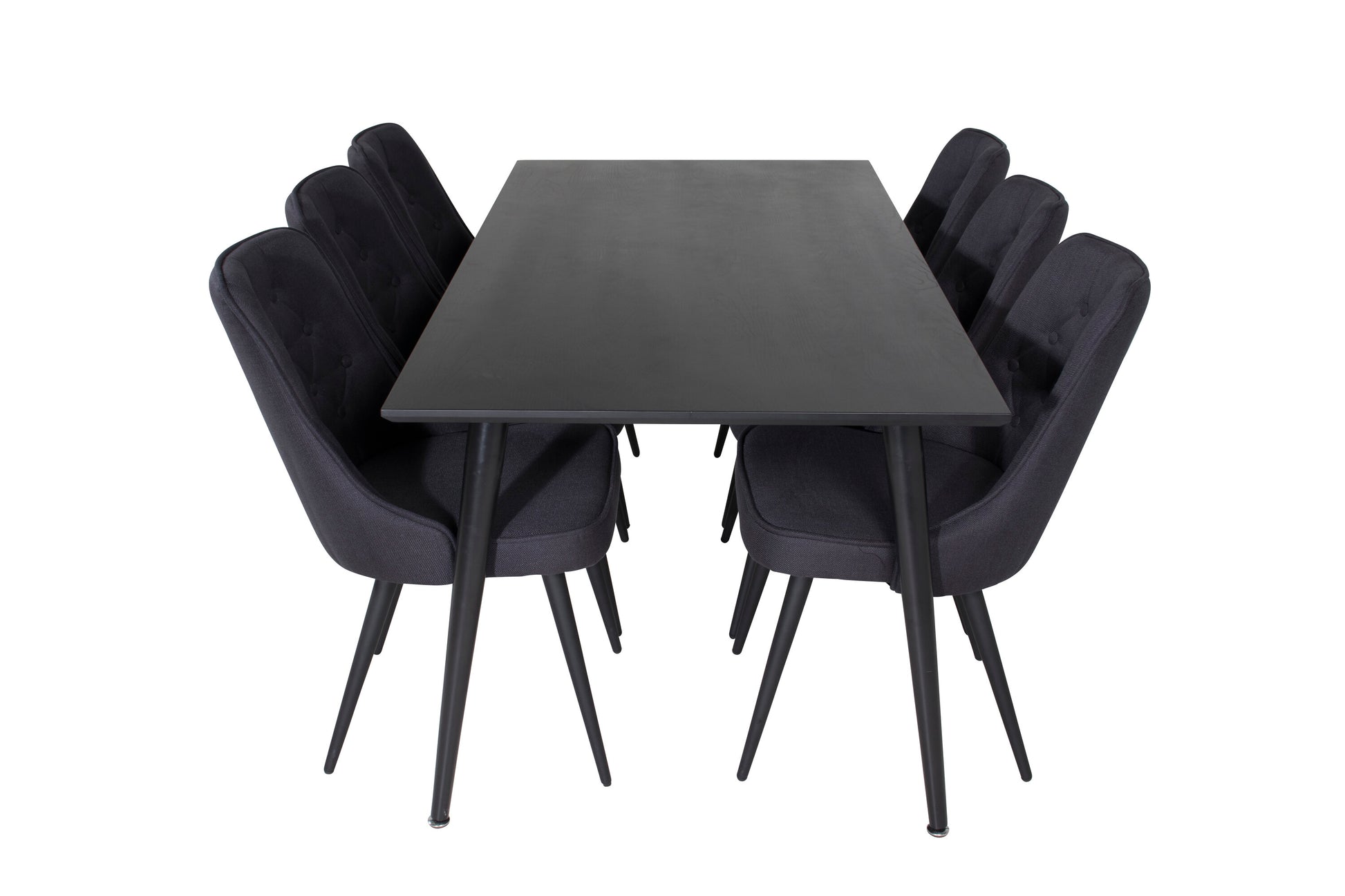 Dipp Matbord med Velvet Deluxe Stolarna Matgrupp