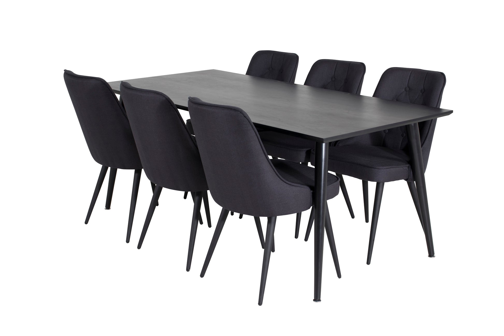 Dipp Matbord med Velvet Deluxe Stolarna Matgrupp