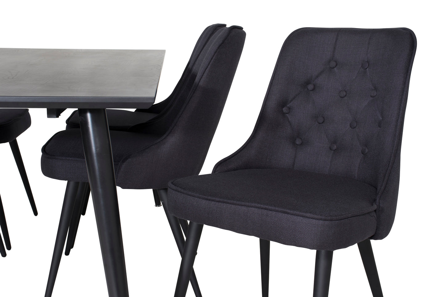 Dipp Matbord med Velvet Deluxe Stolarna Matgrupp