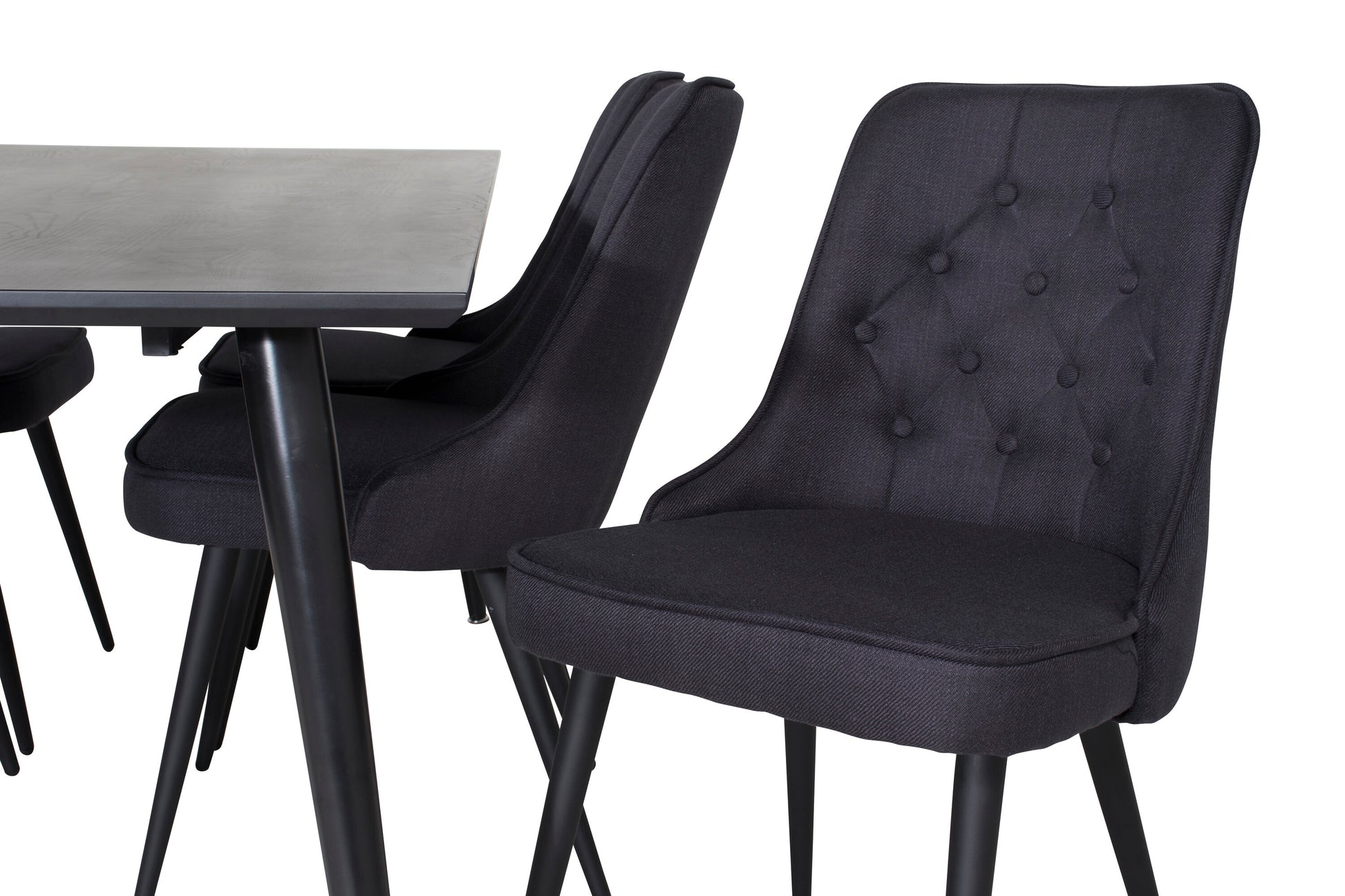 Dipp Matbord med Velvet Deluxe Stolarna Matgrupp