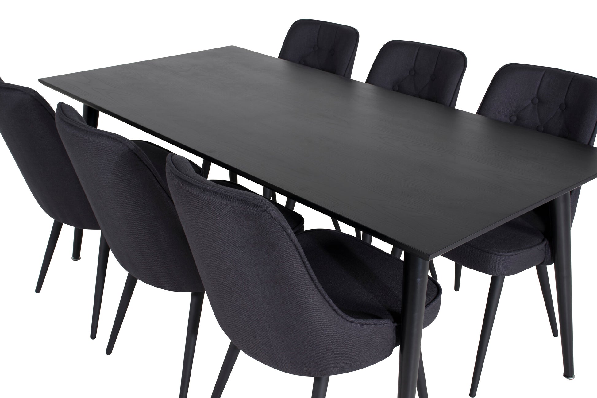 Dipp Matbord med Velvet Deluxe Stolarna Matgrupp