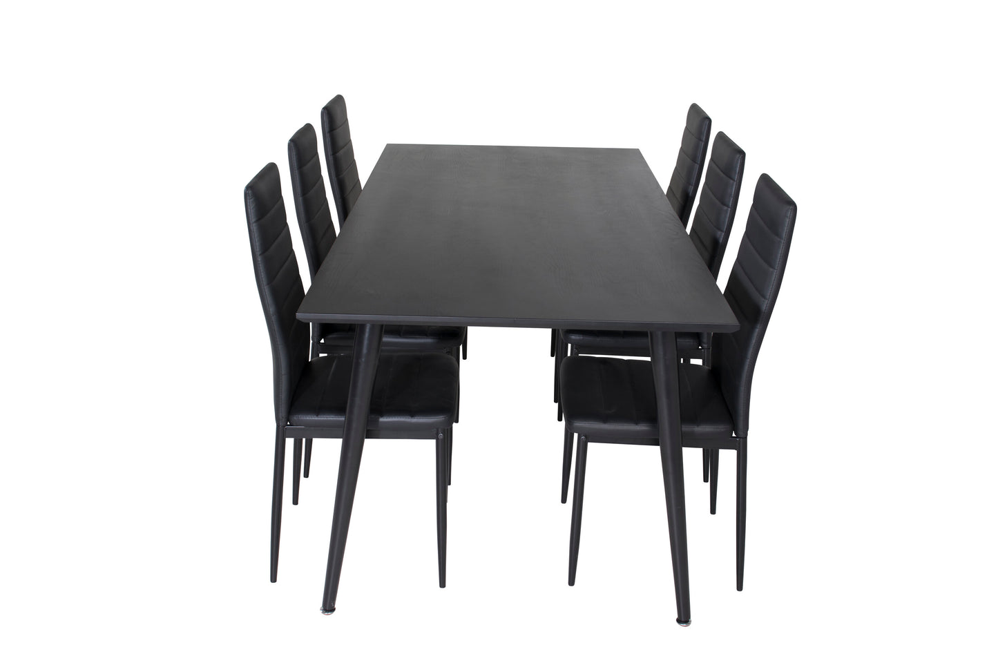 Dipp Matbord med Slim Stolarna Matgrupp