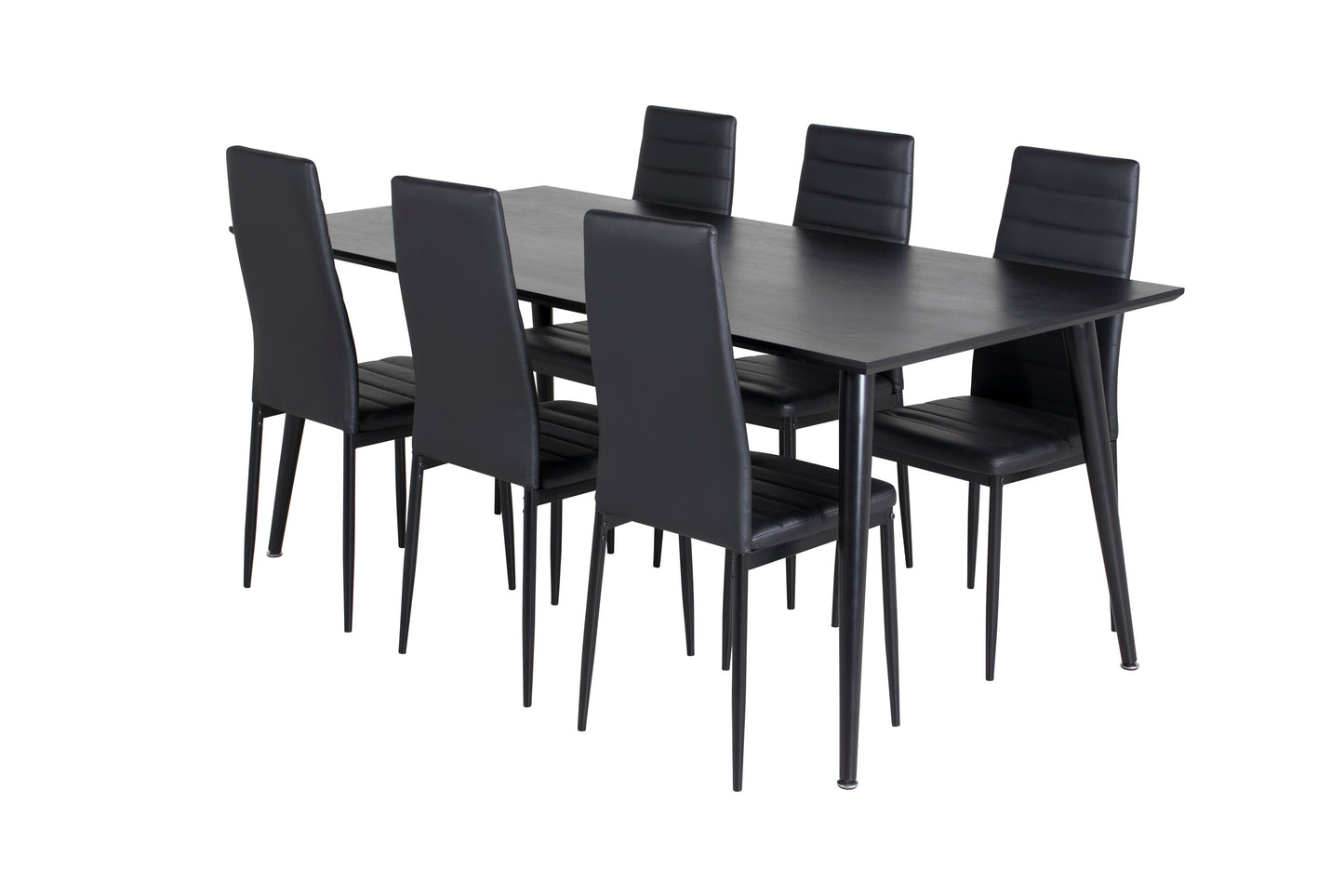 Dipp Matbord med Slim Stolarna Matgrupp