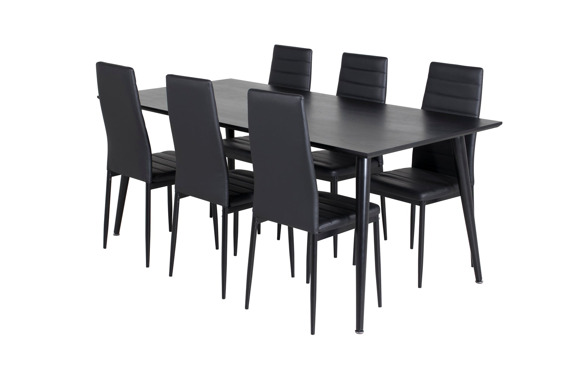 Dipp Matbord med Slim Stolarna Matgrupp