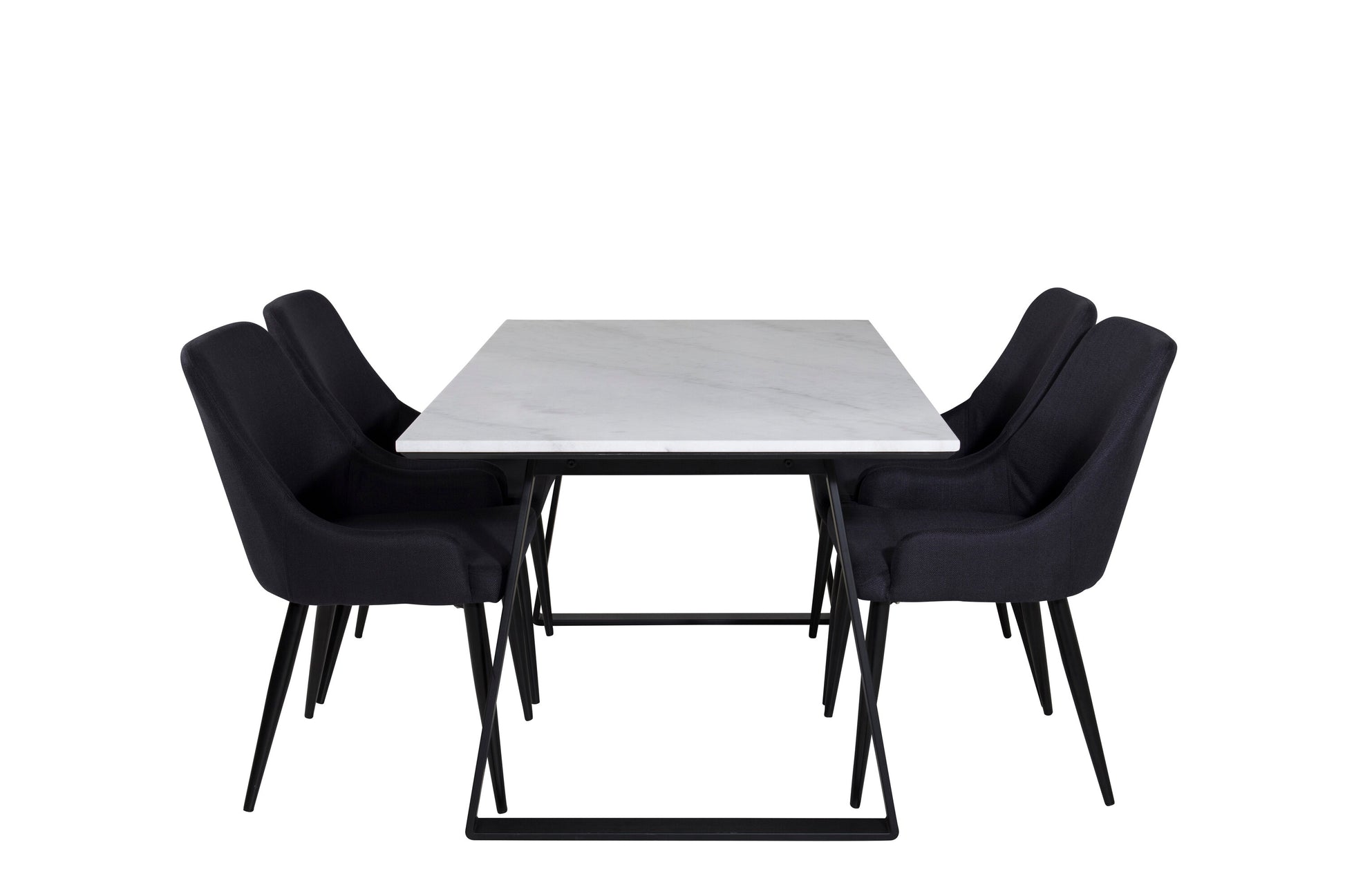 Estelle Matbord med Plaza Stolarna Matgrupp