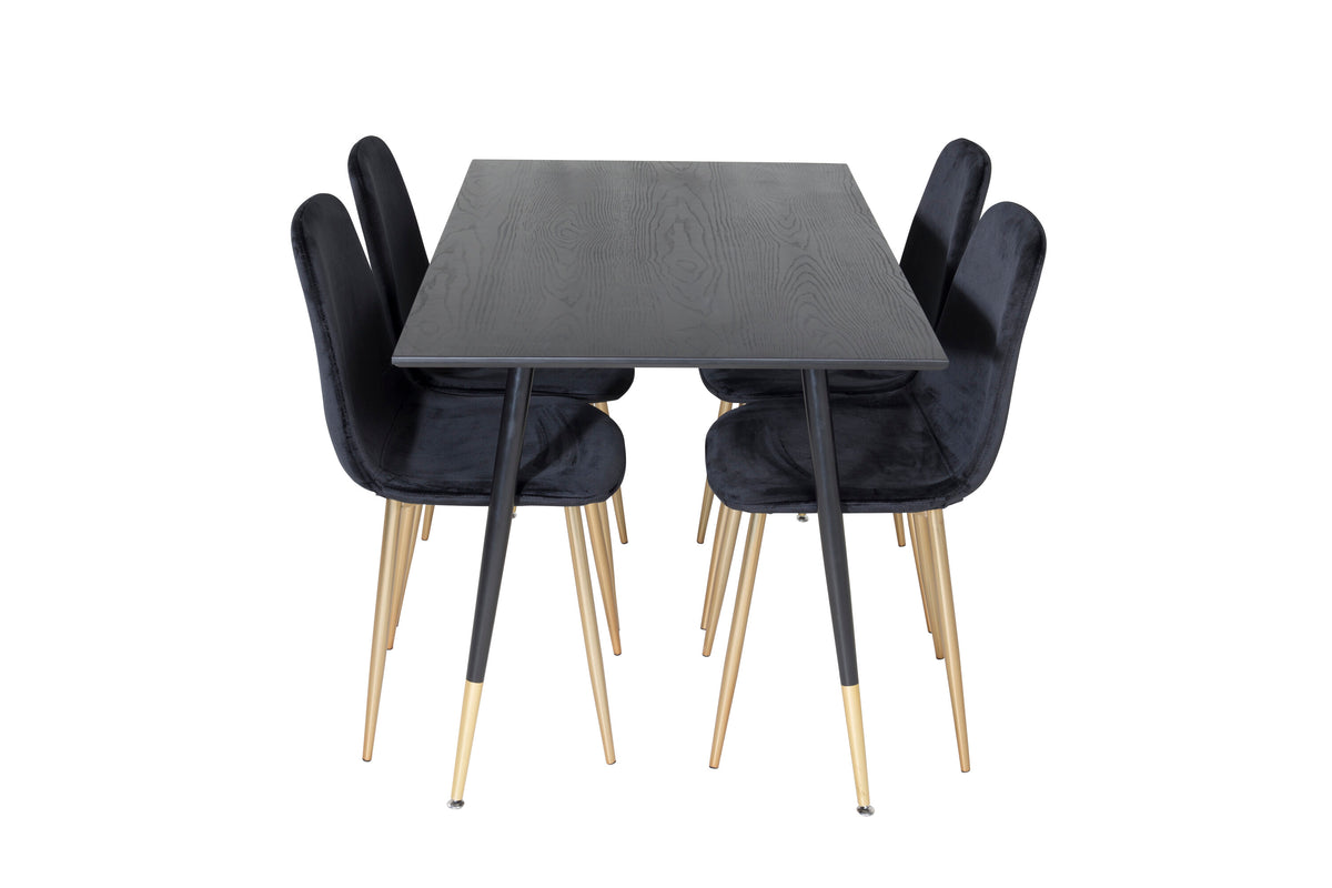 Dipp Matbord med Polar Stolarna – Bord: 75x120x85 Stol: 52x86x44