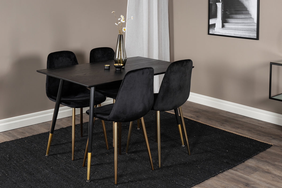 Dipp Matbord med Polar Stolarna – Bord: 75x120x85 Stol: 52x86x44