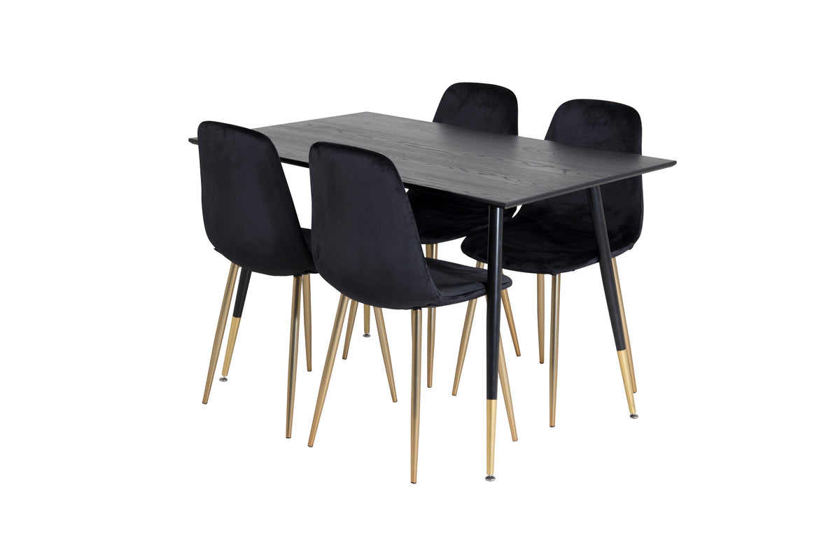 Dipp Matbord med Polar Stolarna – Bord: 75x120x85 Stol: 52x86x44