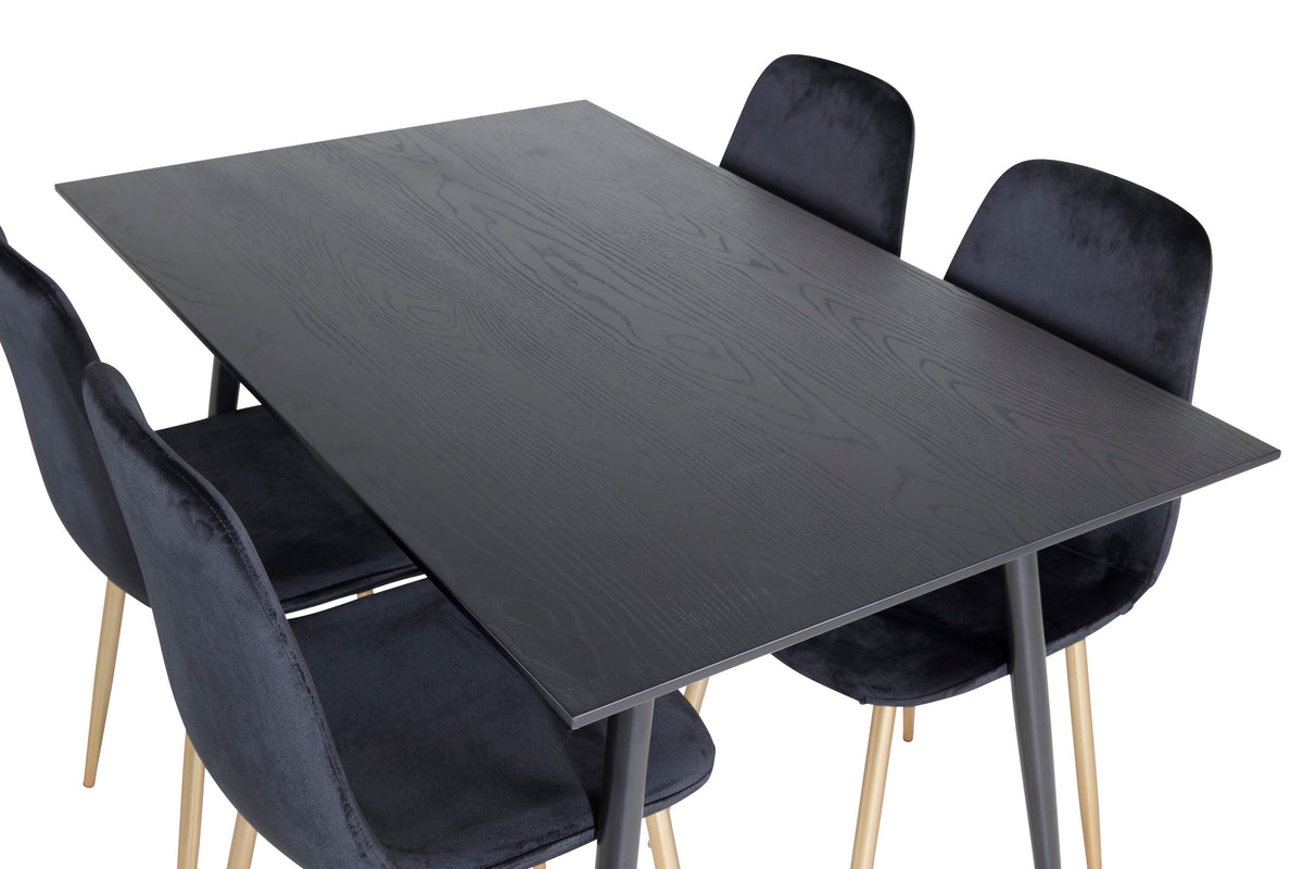 Dipp Matbord med Polar Stolarna – Bord: 75x120x85 Stol: 52x86x44
