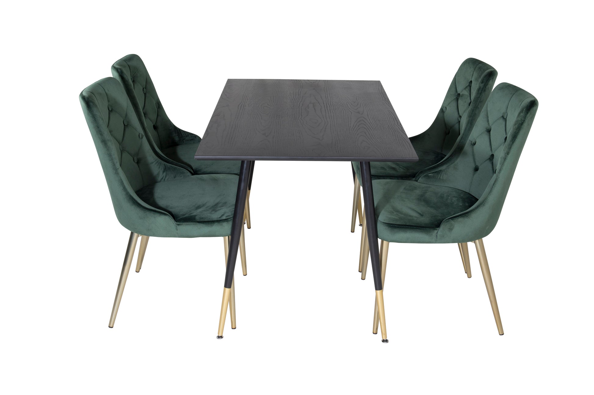 Dipp Matbord med Velvet Deluxe Stolarna Matgrupp