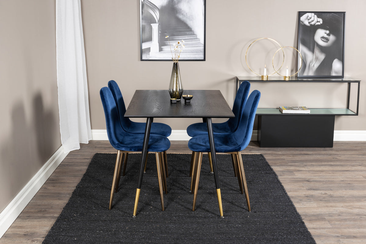 Dipp Matbord med Polar Stolarna – Bord: 75x120x85 Stol: 52x86x44