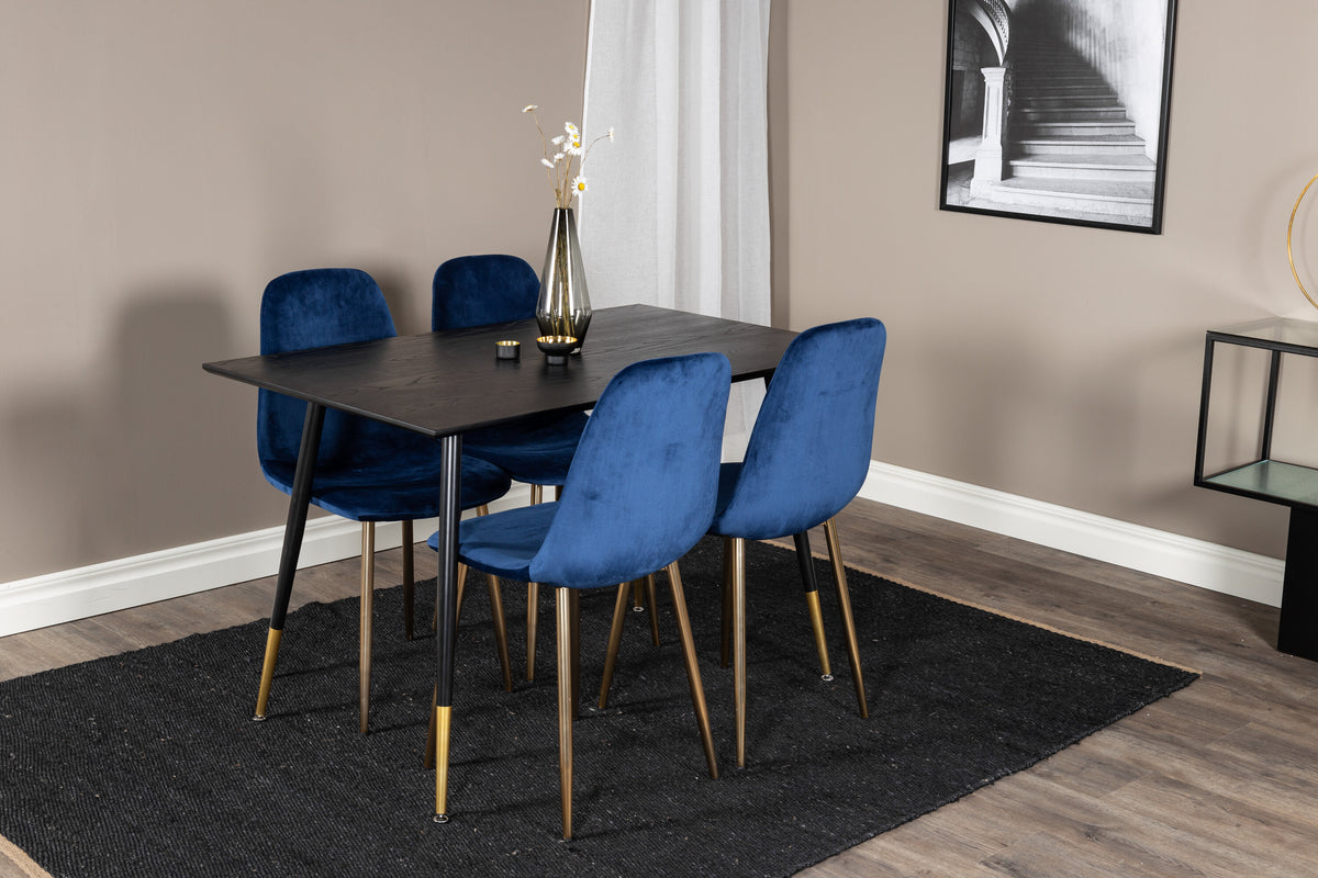 Dipp Matbord med Polar Stolarna – Bord: 75x120x85 Stol: 52x86x44