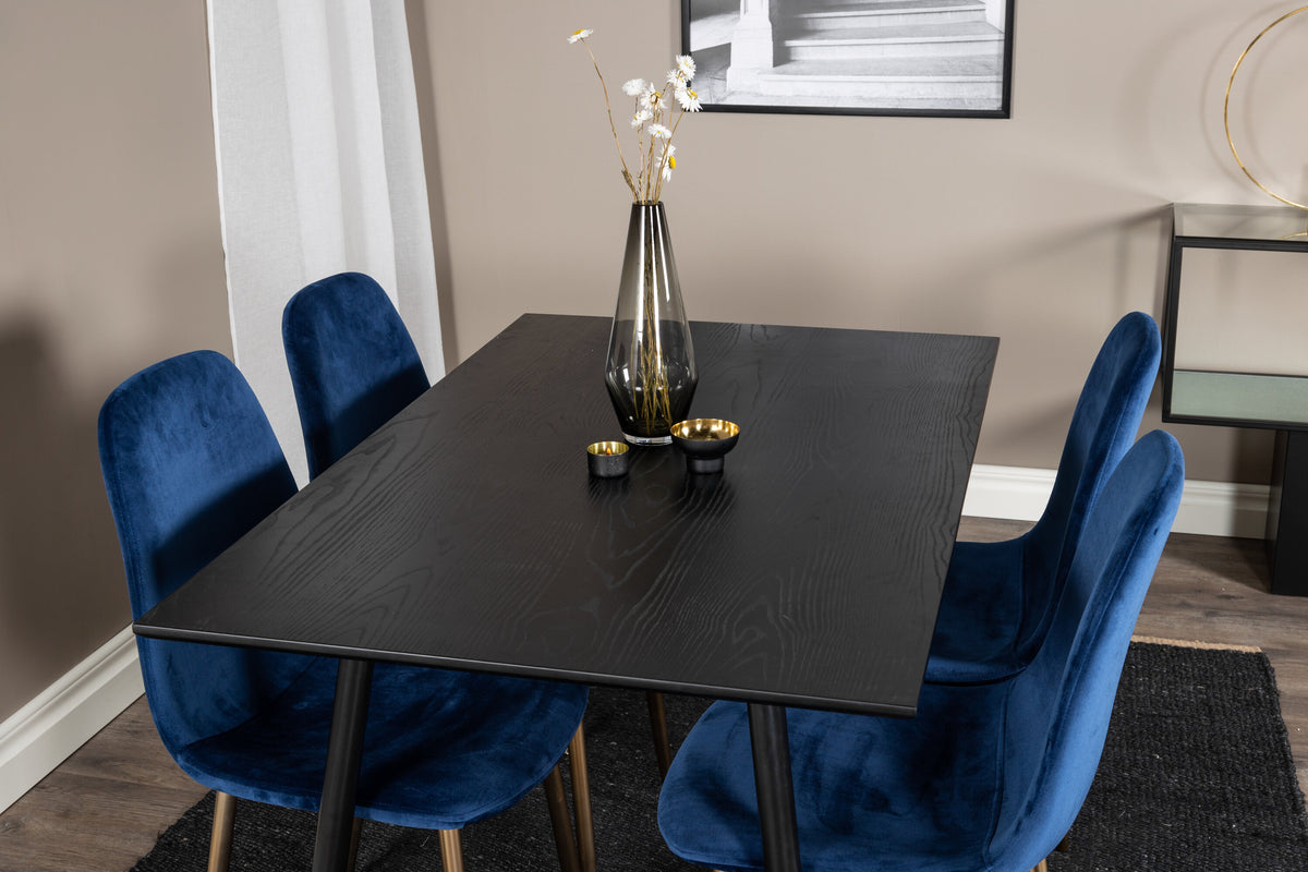 Dipp Matbord med Polar Stolarna – Bord: 75x120x85 Stol: 52x86x44