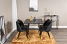 Dipp Matbord med Velvet Stolarna – Bord: 75x120x85 Stol: 57x76,5x50
