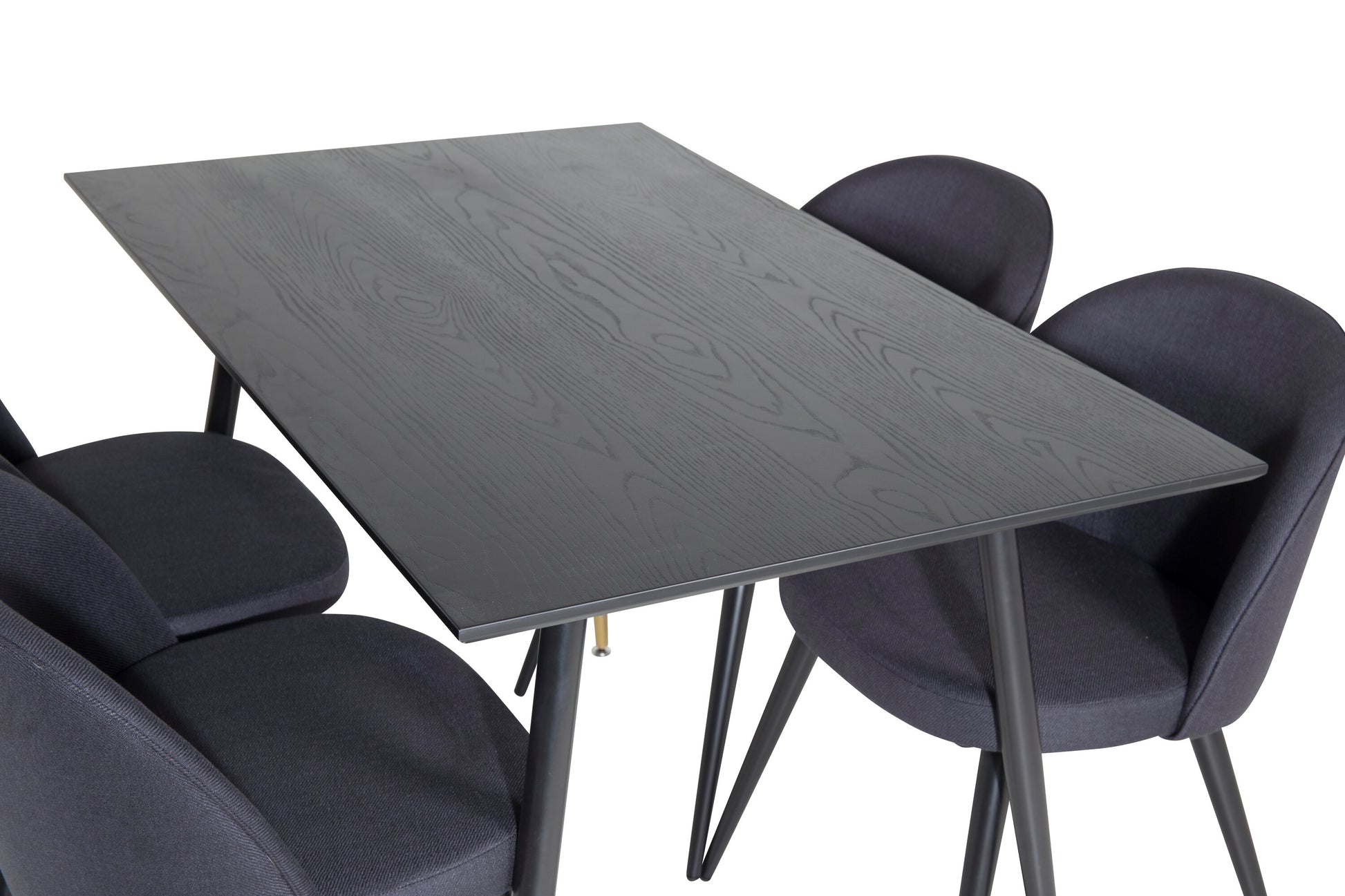 Dipp Matbord med Velvet Stolarna – Bord: 75x120x85 Stol: 57x76,5x50
