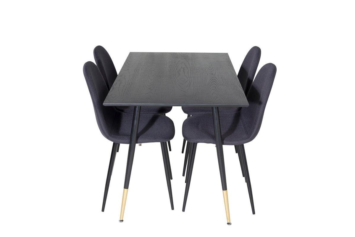 Dipp Matbord med Polar Stolarna – Bord: 75x120x85 Stol: 53x87x44