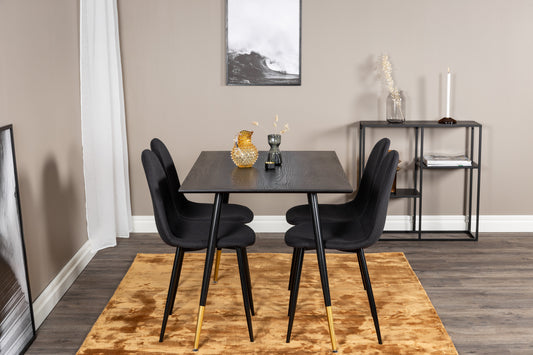 Dipp Matbord med Polar Stolarna – Bord: 75x120x85 Stol: 53x87x44