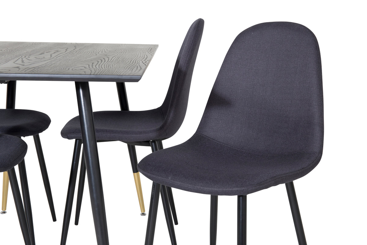 Dipp Matbord med Polar Stolarna – Bord: 75x120x85 Stol: 53x87x44