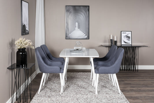 Polar Matbord med Plaza Stolarna – Bord: 75x120x80 Stol: 58x86x49