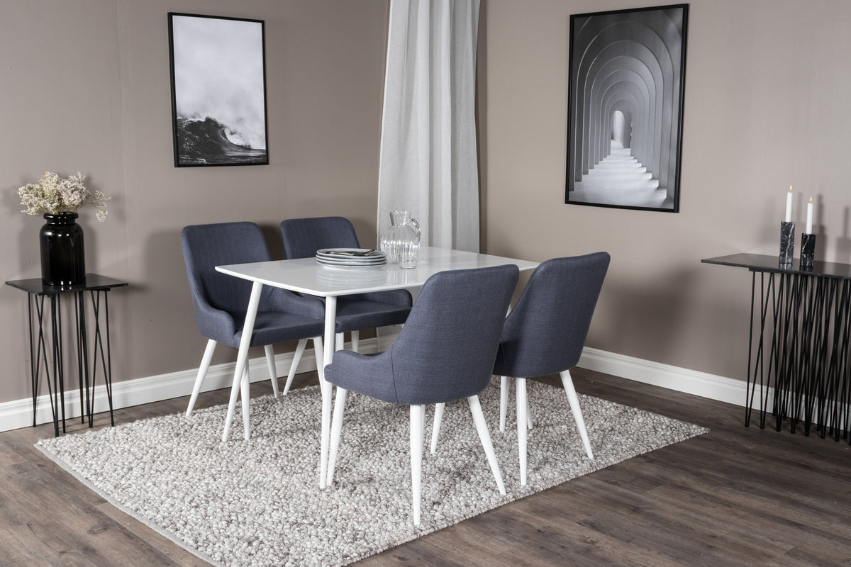 Polar Matbord med Plaza Stolarna – Bord: 75x120x80 Stol: 58x86x49