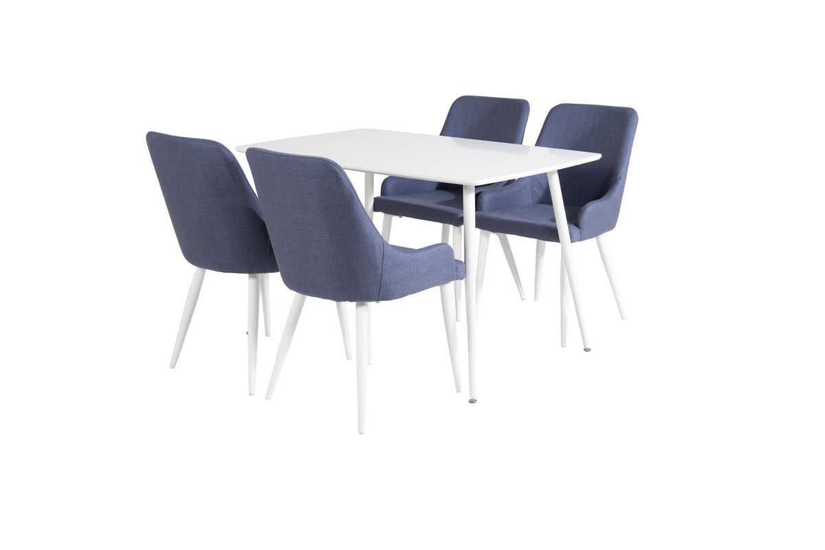 Polar Matbord med Plaza Stolarna – Bord: 75x120x80 Stol: 58x86x49