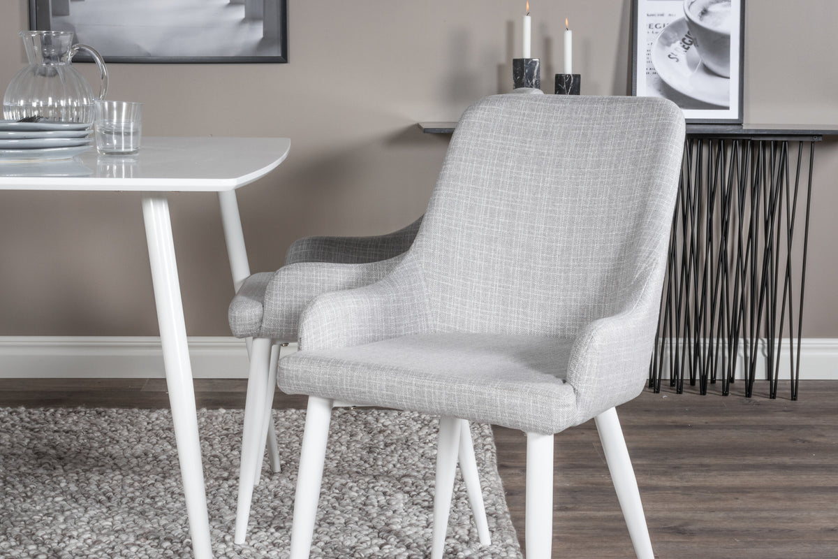 Polar Matbord med Plaza Stolarna – Bord: 75x120x80 Stol: 58x86x49