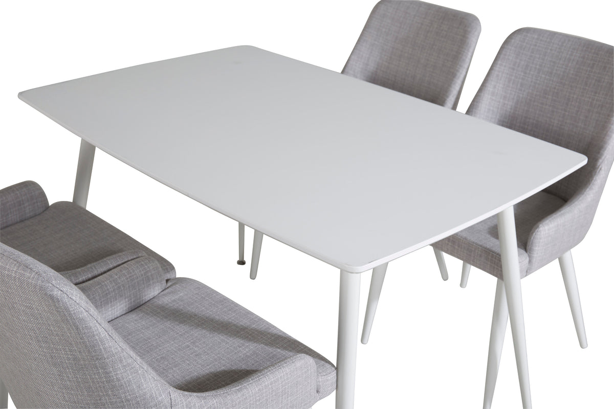 Polar Matbord med Plaza Stolarna – Bord: 75x120x80 Stol: 58x86x49
