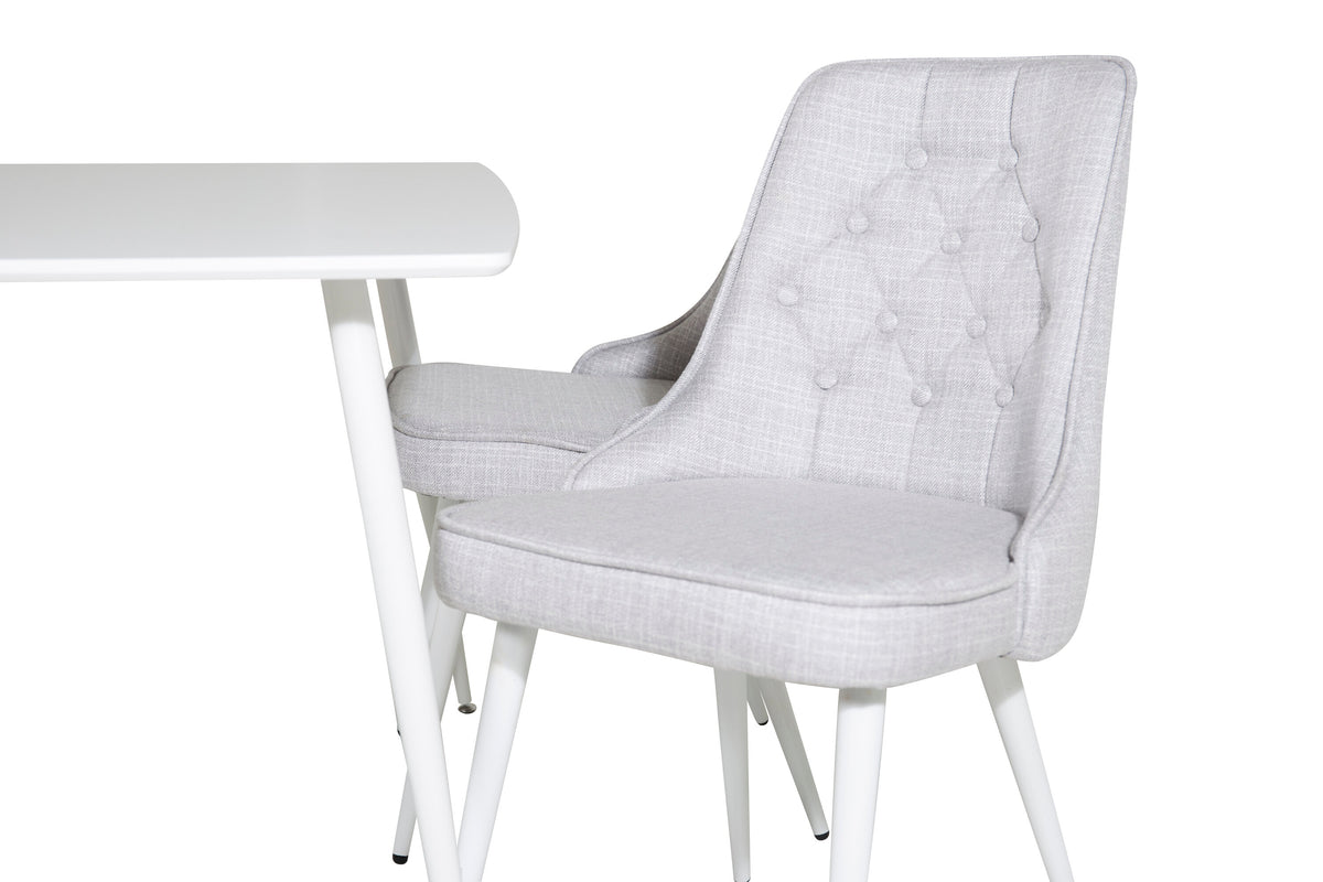 Polar Matbord med Velvet Deluxe Stolarna – Bord: 75x120x80 Stol: 66x88,5x50