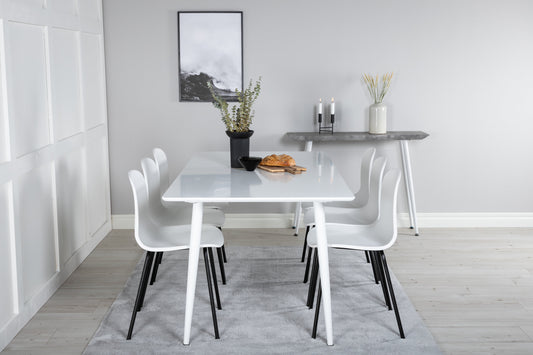 Polar Matbord med Arctic Stolarna