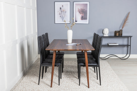 Polar Matbord med Slim Stolarna