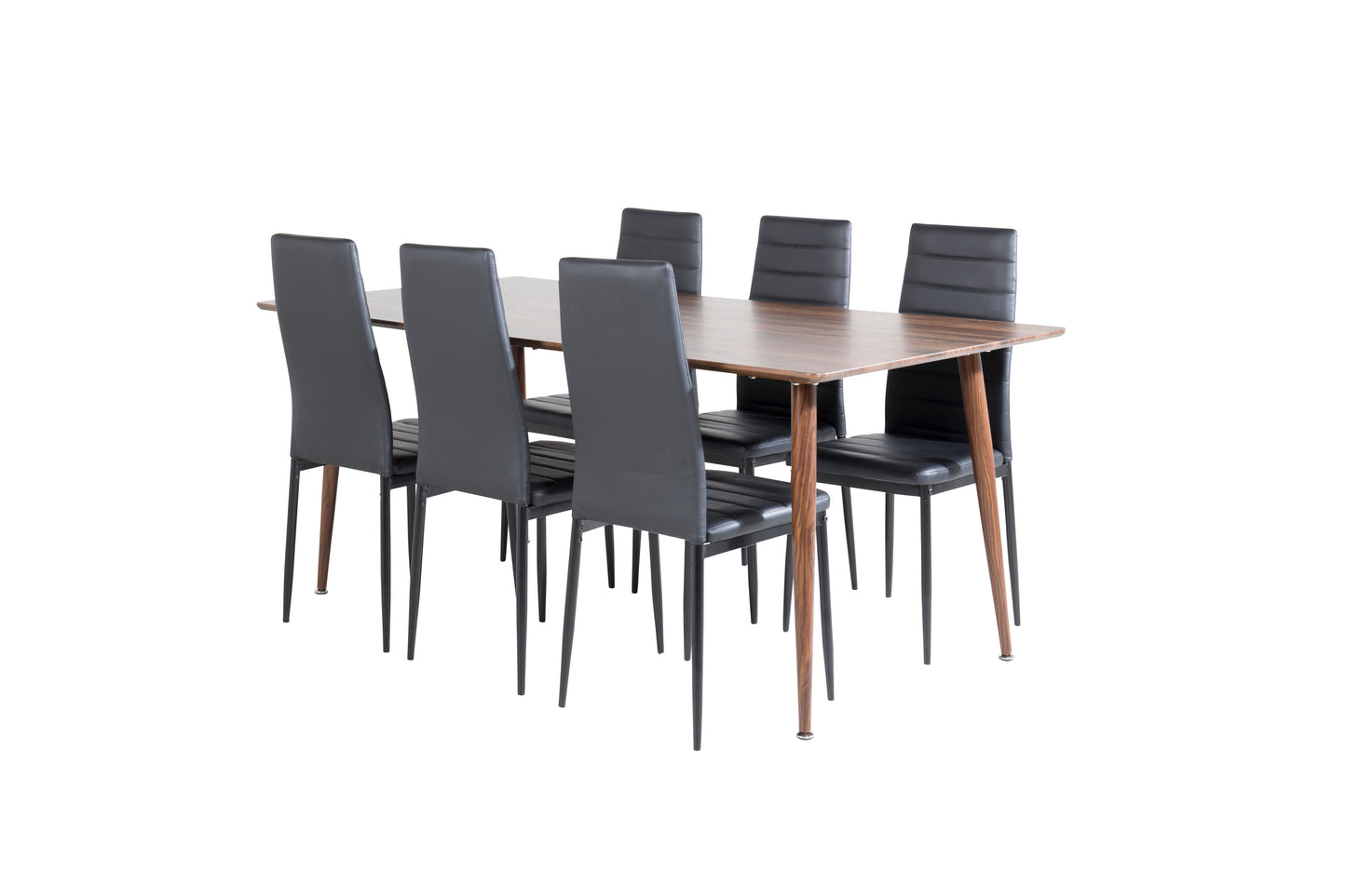 Polar Matbord med Slim Stolarna Matgrupp