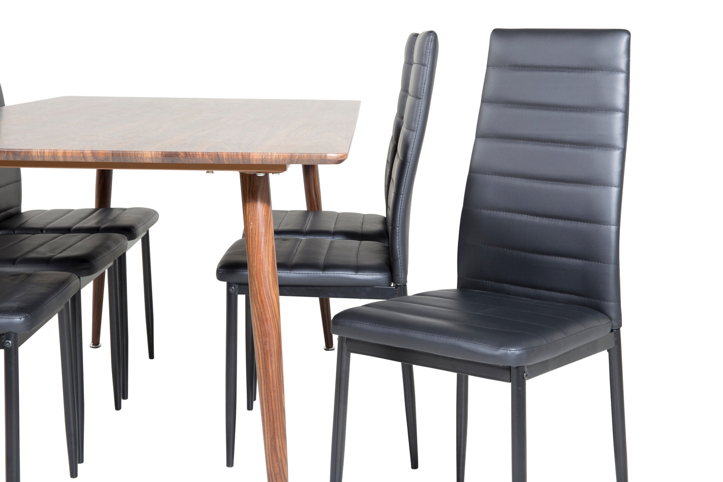 Polar Matbord med Slim Stolarna Matgrupp