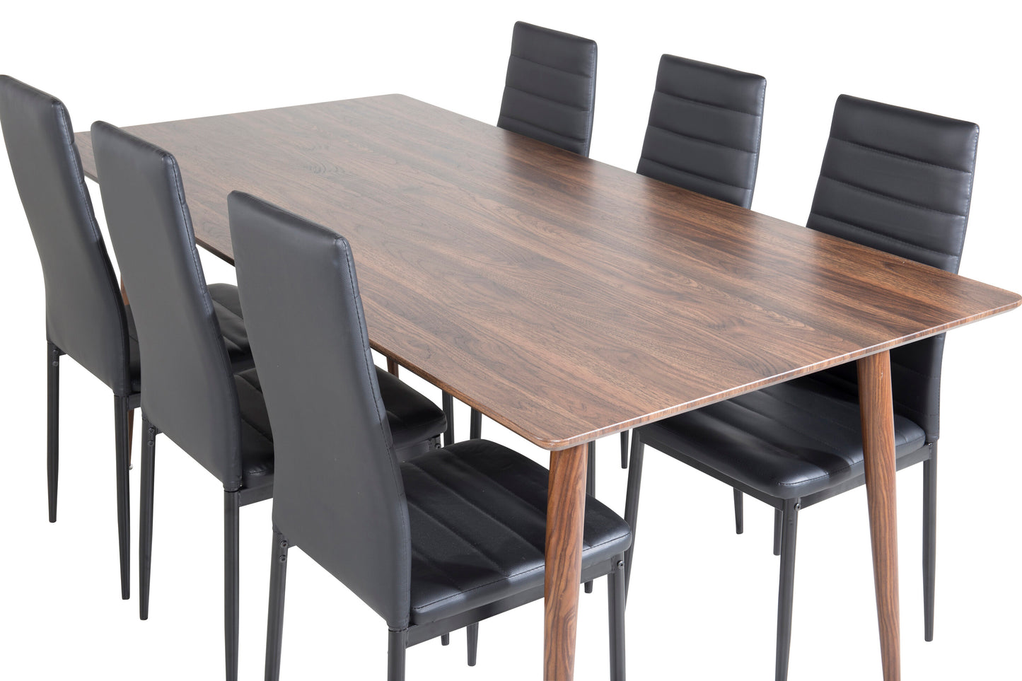 Polar Matbord med Slim Stolarna Matgrupp