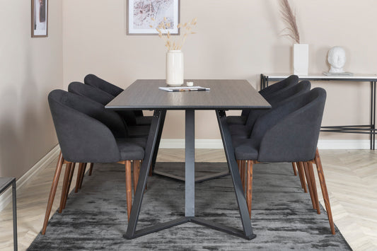 Marina Matbord med Arch Stolarna
