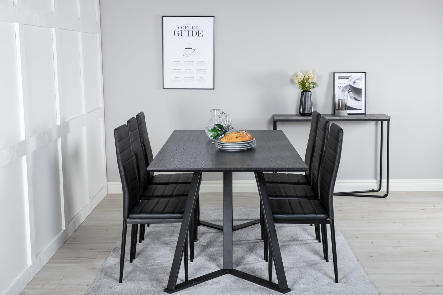 Marina Matbord med Slim Stolarna Matgrupp