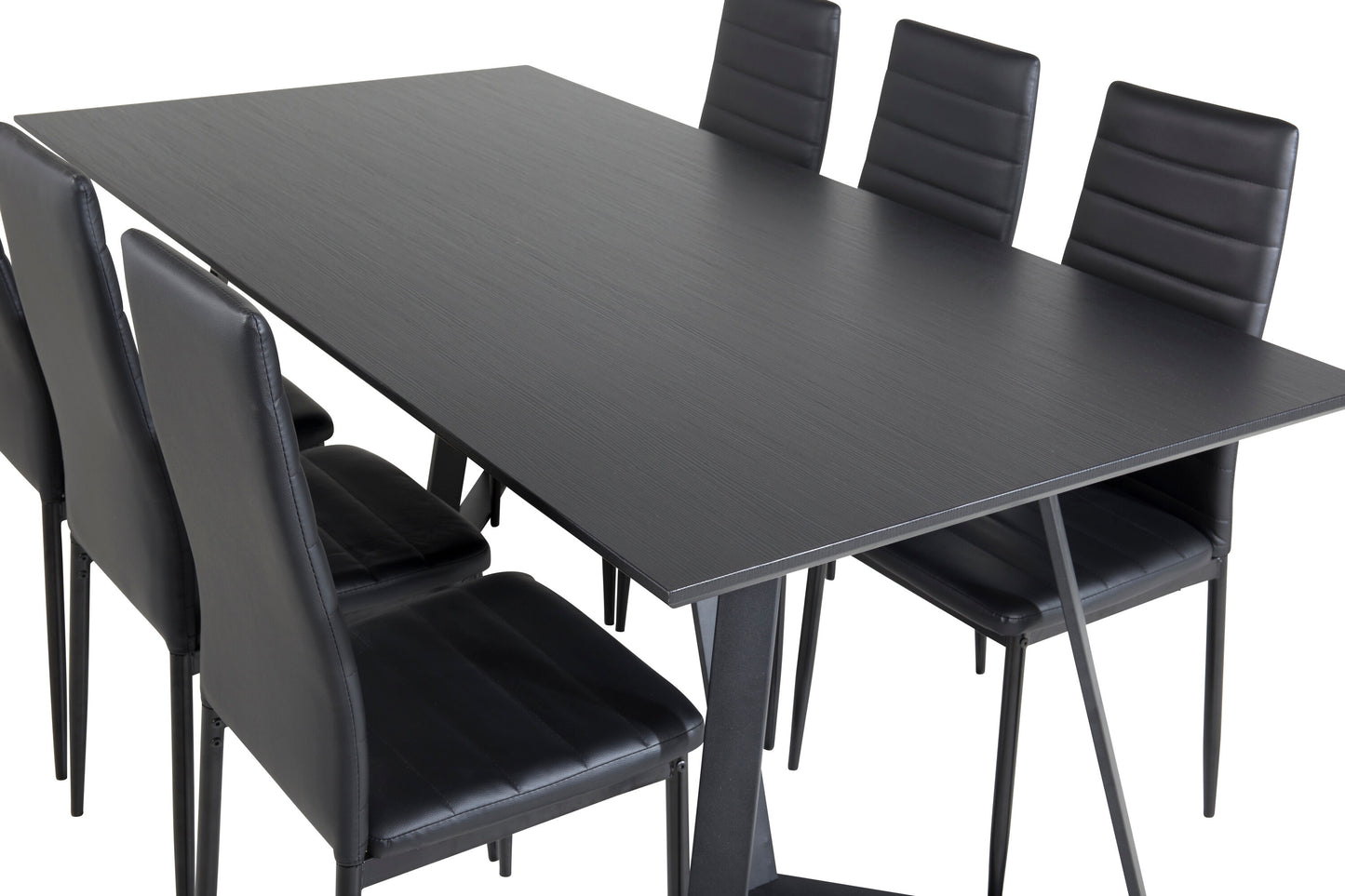 Marina Matbord med Slim Stolarna Matgrupp