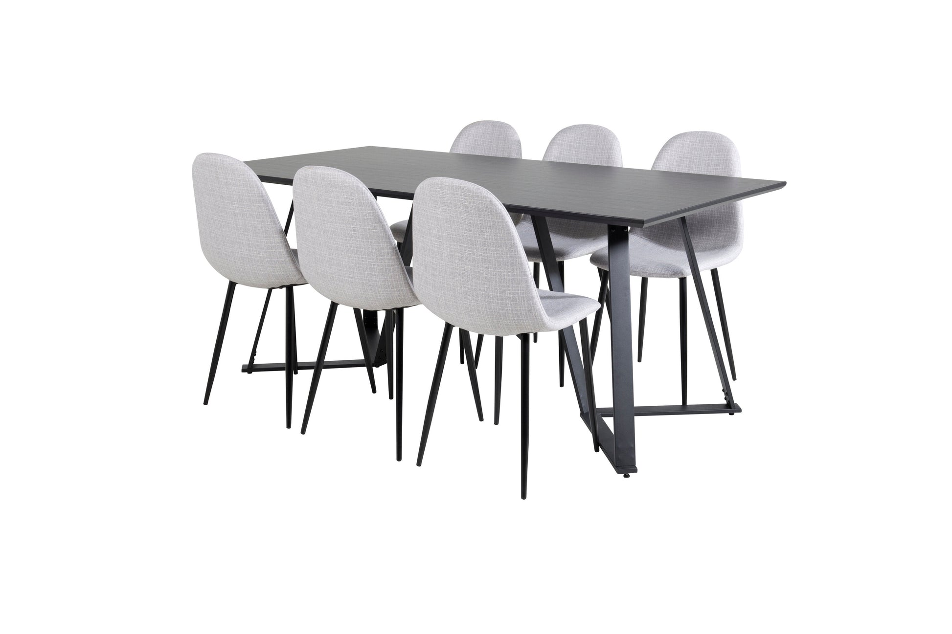 Marina Matbord med Polar Stolarna – Bord: 75x180x90 Stol: 53x87x44