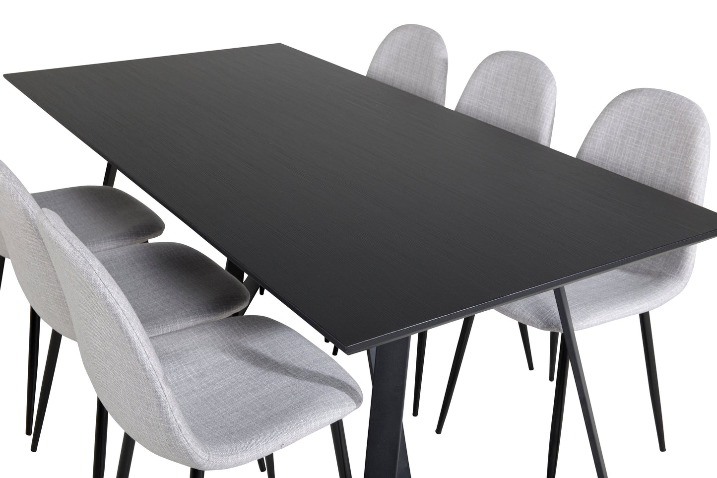 Marina Matbord med Polar Stolarna – Bord: 75x180x90 Stol: 53x87x44