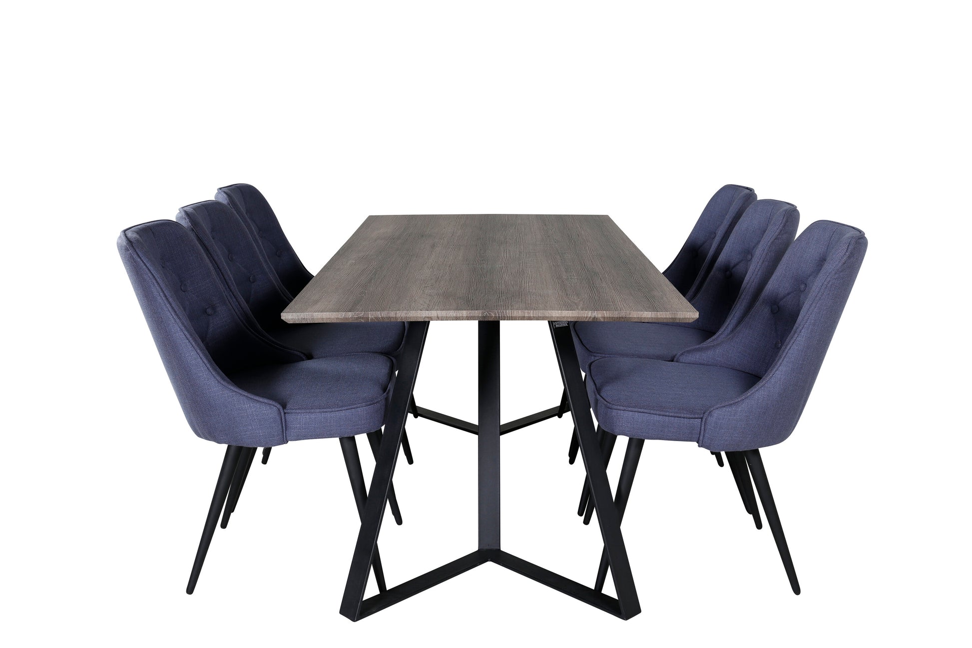Marina Matbord med Velvet Deluxe Stolarna Matgrupp