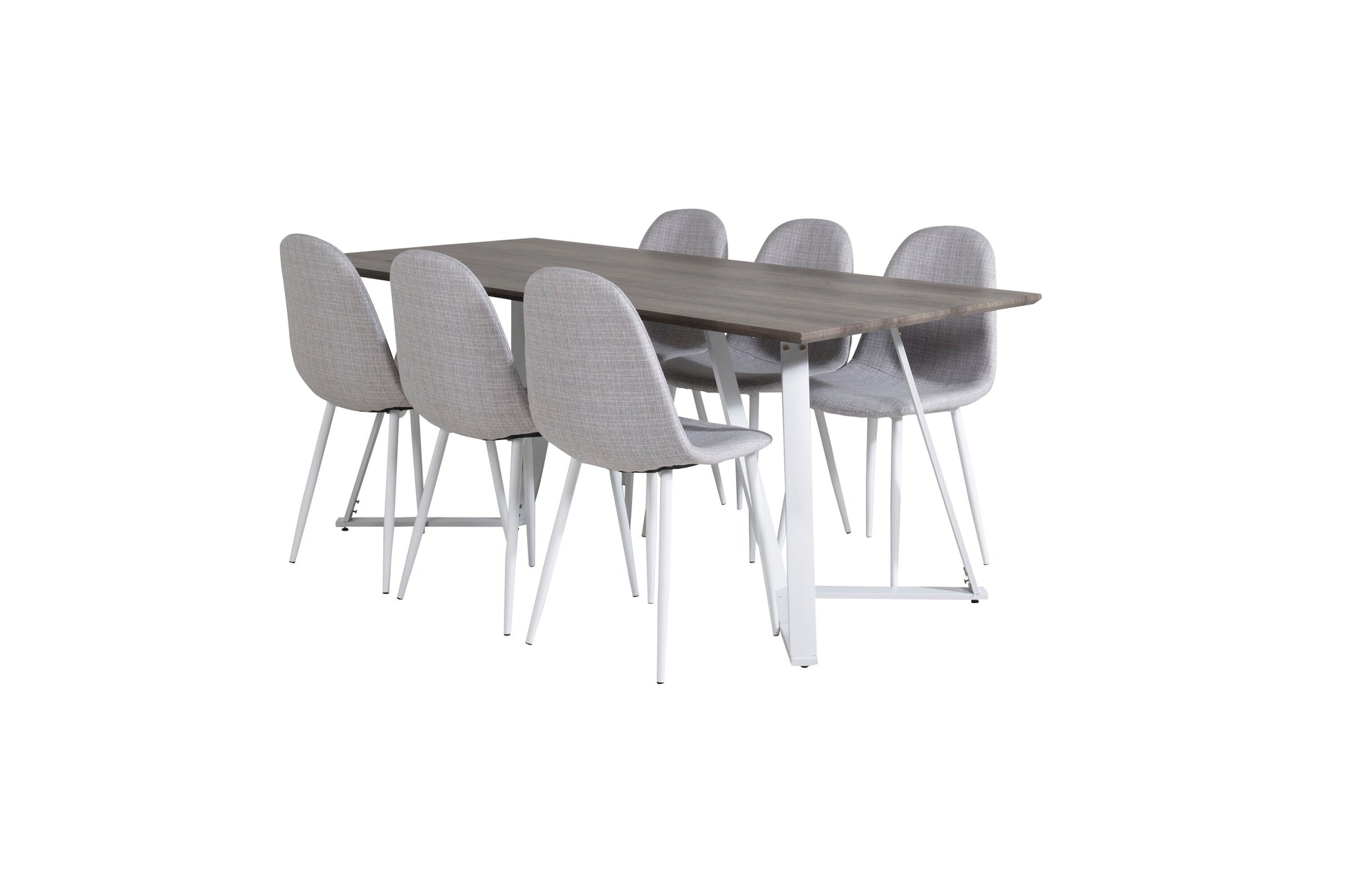 Marina Matbord med Polar Stolarna – Bord: 75x180x90 Stol: 53x87x44