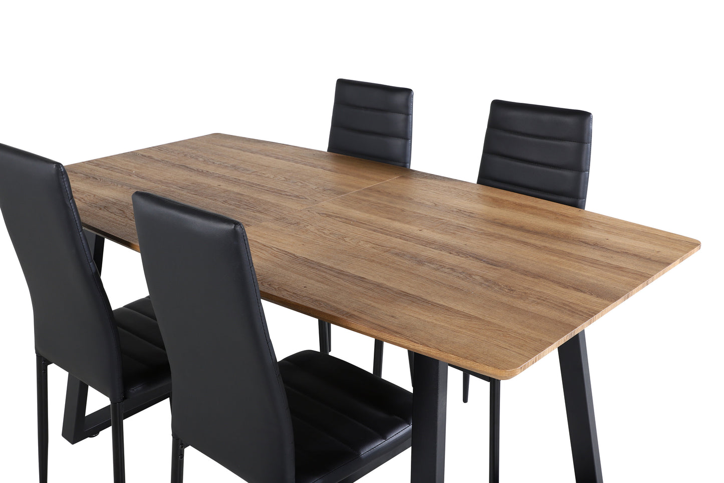 Inca Matbord med Slim Stolarna Matgrupp