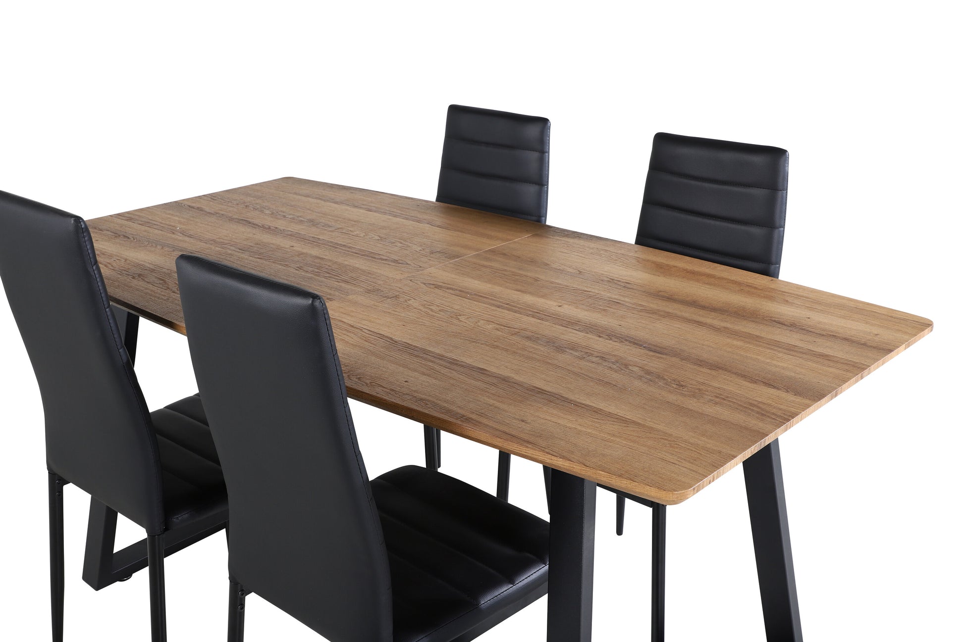 Inca Matbord med Slim Stolarna Matgrupp