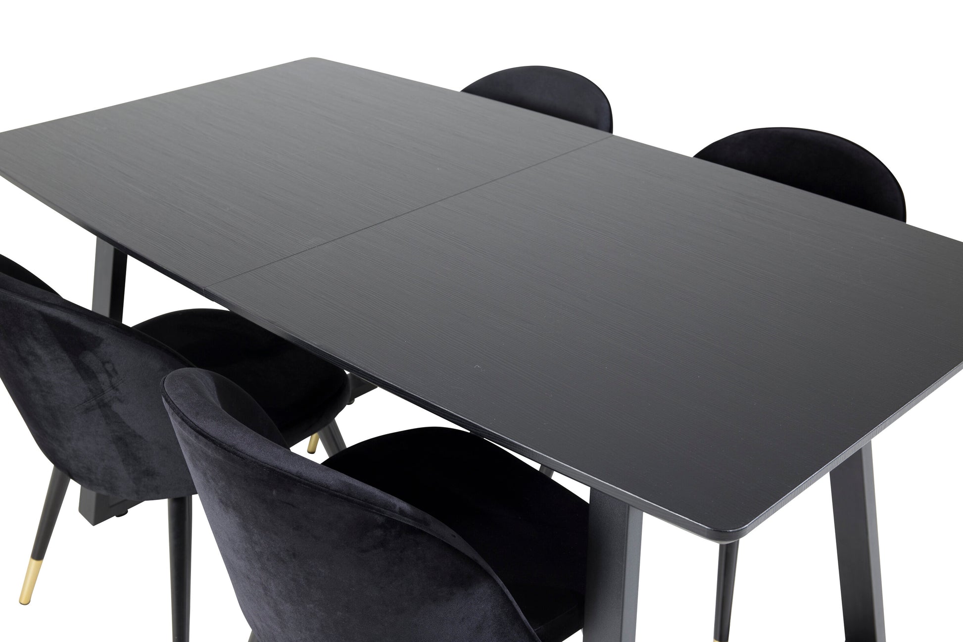 Inca Matbord med Velvet Stolarna Matgrupp