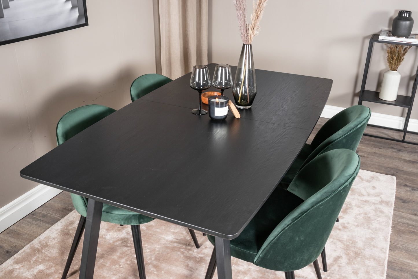 Matgrupp Inca med stolarna Velvet