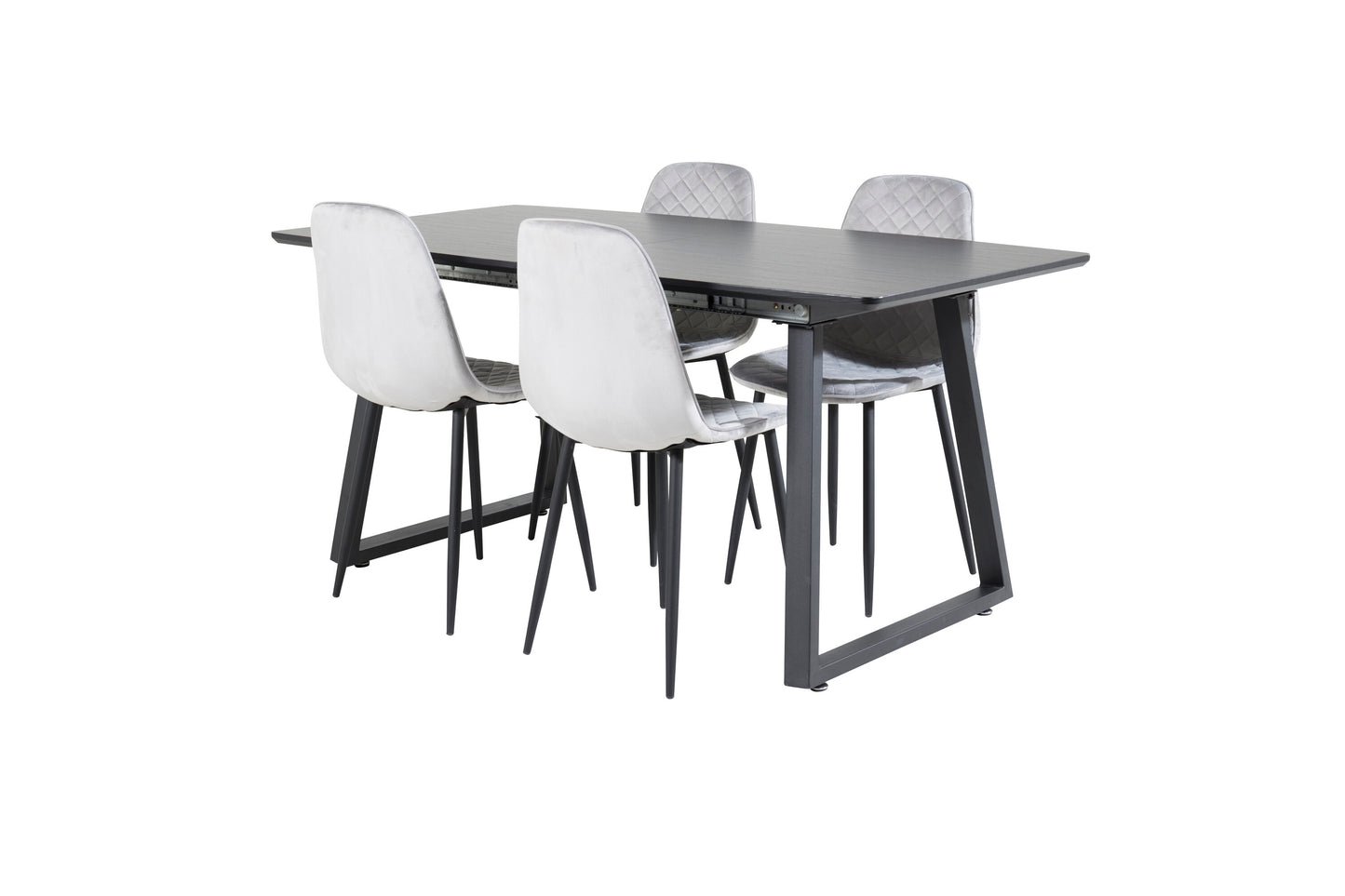 Inca Matbord med Polar Stolarna – Bord: 75x160x85 Stol: 52x86x44
